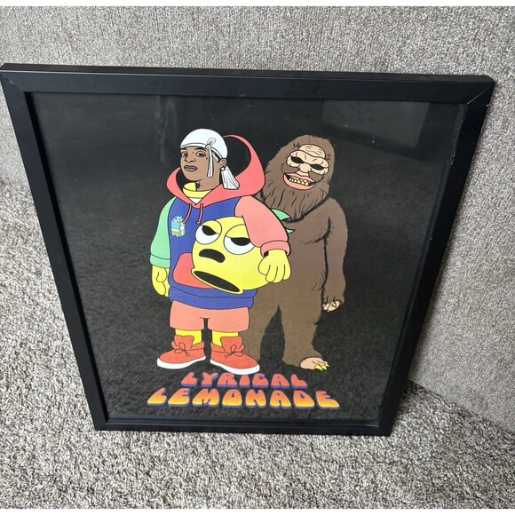 Lyrical Lemonade Ski Mask The Slump God 2019 Cole Bennett Framed Poster - Picture 1 of 5